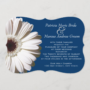 Gerbera Daisy Wedding Invitation