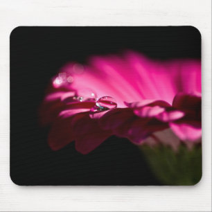Gerbera Daisy With Drop of Water on a Petal Mouse Mat