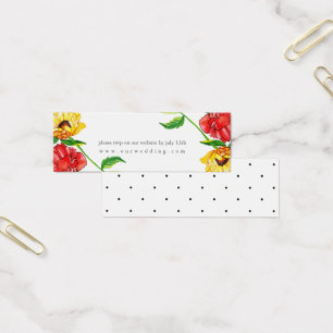 Gerbera Floral  Wedding Website RSVP