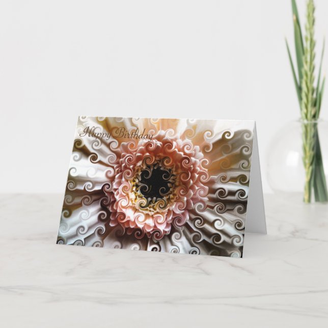 GERBERA FLOWER CARD (Front)