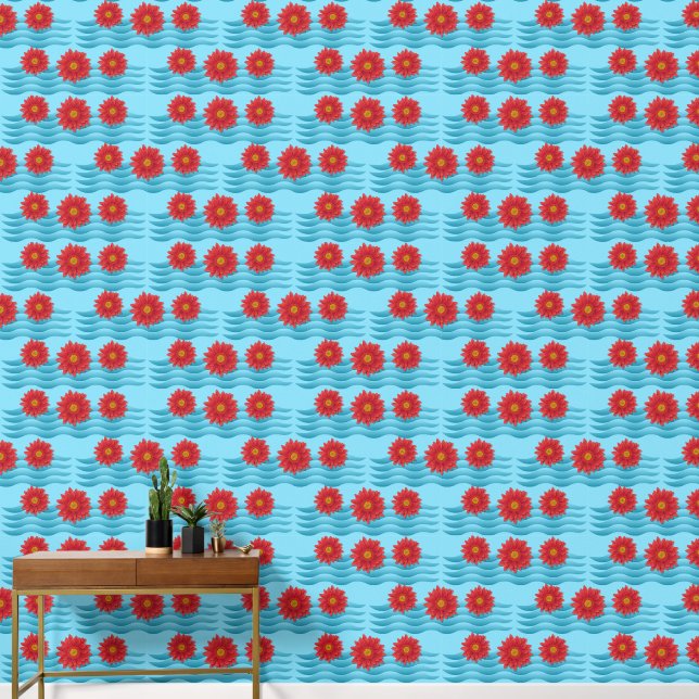 Gerbera Flower Wallpaper (Hallway)