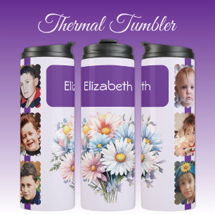 Gerbera flowers 6 photos name purple thermal tumbler