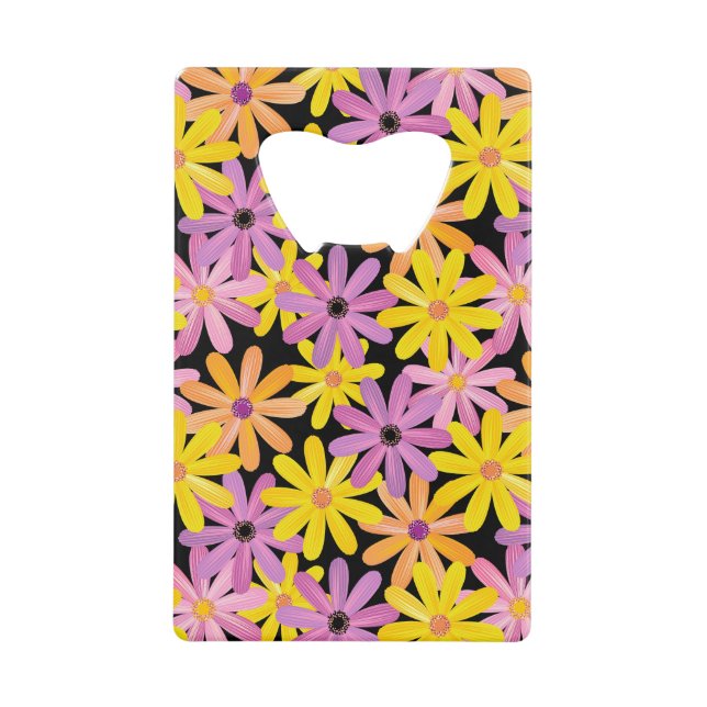 Gerbera flowers pattern, background (Front)