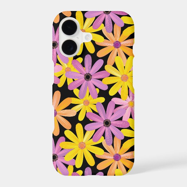 Gerbera flowers pattern, background (Back)