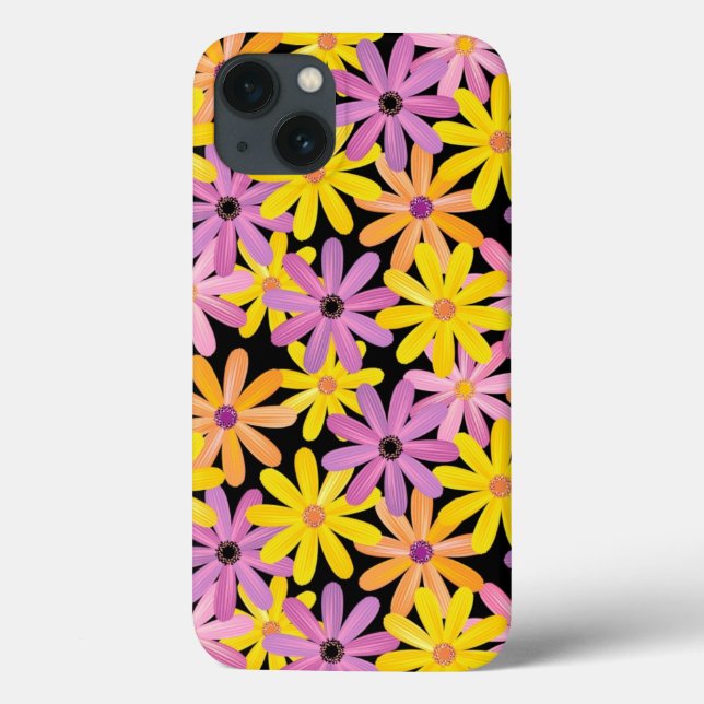 Gerbera flowers pattern, background Case-Mate iPhone case (Back)