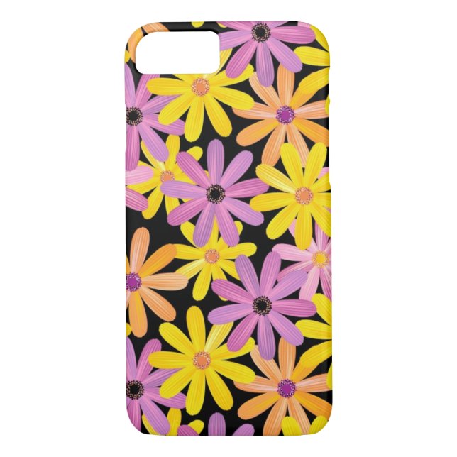 Gerbera flowers pattern, background Case-Mate iPhone case (Back)