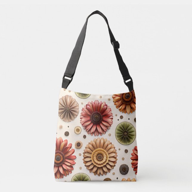 Gerbera Galore  Crossbody Bag (Front)