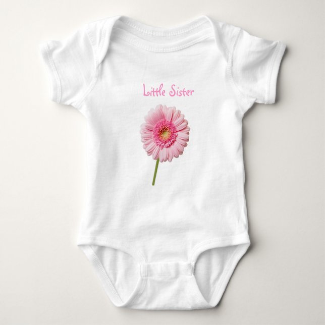 gerbera, Little Sister Baby Bodysuit (Front)