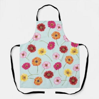 Gerbera,pink,red,orange,yellow Apron