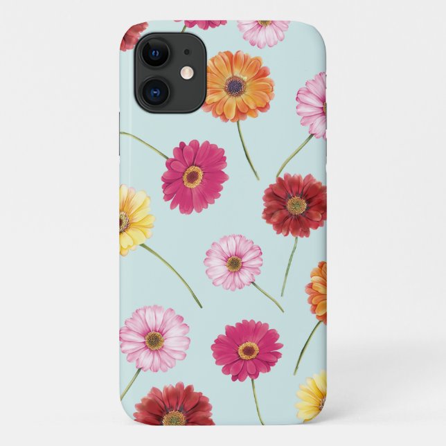 Gerbera,pink,red,orange,yellow  Case-Mate iPhone case (Back)