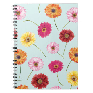 Gerbera,pink,red,orange,yellow  notebook