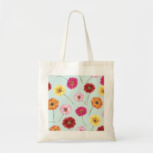 Gerbera,pink,red,orange,yellow tote bag