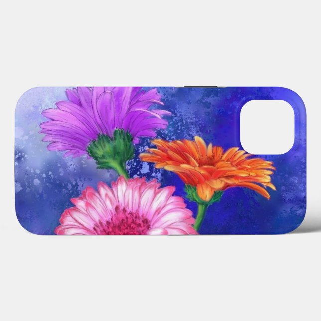 Gerberas iPhone Case Beautiful Flowers (Back (Horizontal))