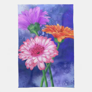 Gerberas Kitchen Towel Beautiful Flowers