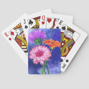 Gerberas Playing Cards Beautiful Flowers