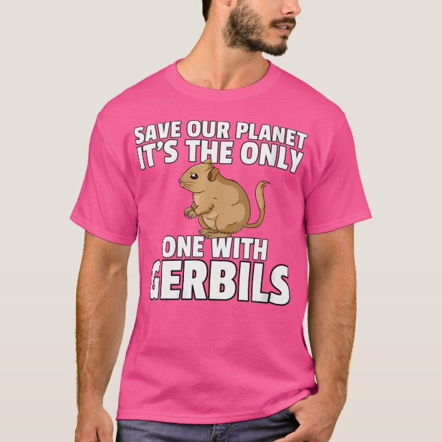 Gerbil Desert Mouse Owner T-Shirt (Front)