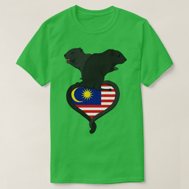 Gerbil Malaysia dark T-Shirt (Design Front)