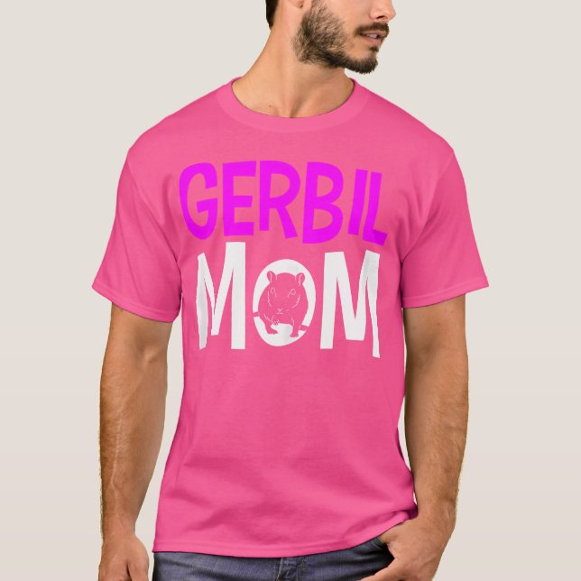 Gerbil Mum Mam Funny T-Shirt (Front)