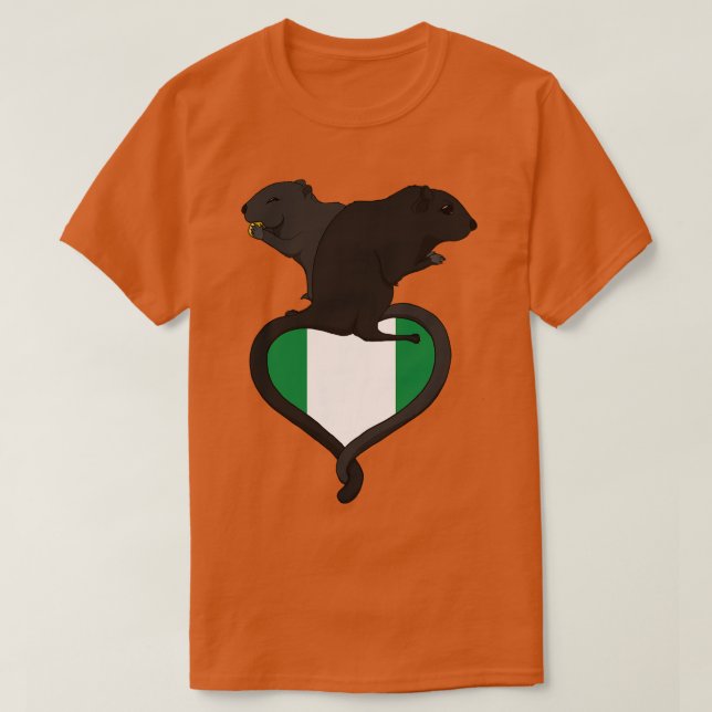 Gerbil Nigeria dark T-Shirt (Design Front)
