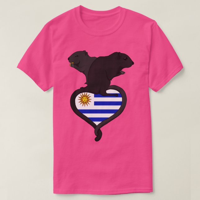Gerbil Uruguay dark T-Shirt (Design Front)