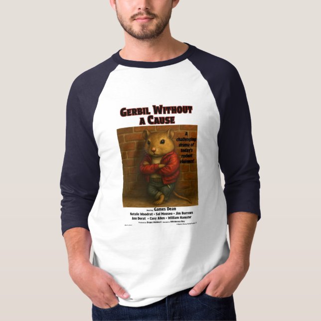 Gerbil Without a Cause Movie Parody T-Shirt (Front)