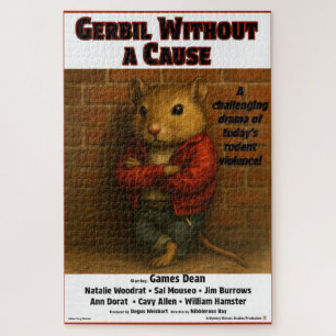 Gerbil Without a Cause Parody Jigsaw Puzzle