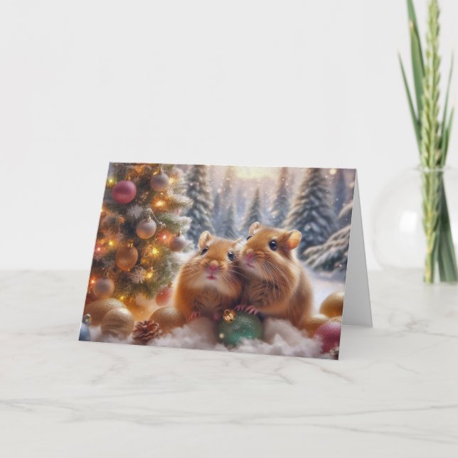 Gerbils' Christmas Card (Front)