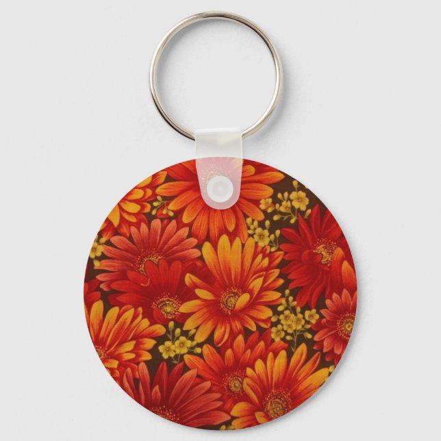 Gerbra Daisies Key Ring (Front)
