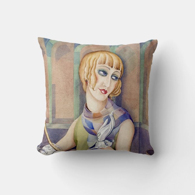 Gerda Wegener Lili Elbe Cushion (Front)