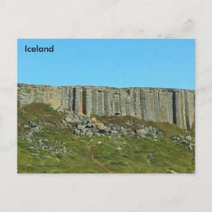 Gerðuberg Basalt Columns, Snaefellsnes, Iceland Postcard