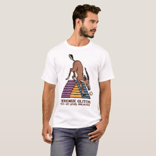 Gerenuk Glitch – Neck-3st Level Unlocked T-Shirt