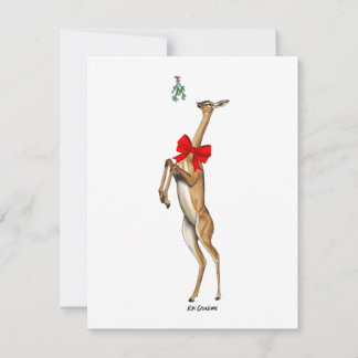 Gerenuk - holiday card