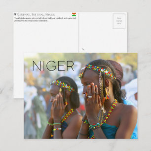 Gerewol Festival, Niger Travel Postcard