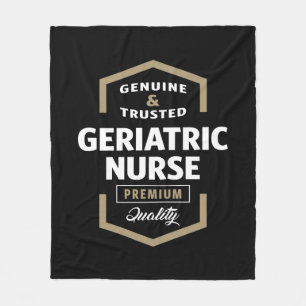 Geriatric Nurse   Gift Ideas Fleece Blanket