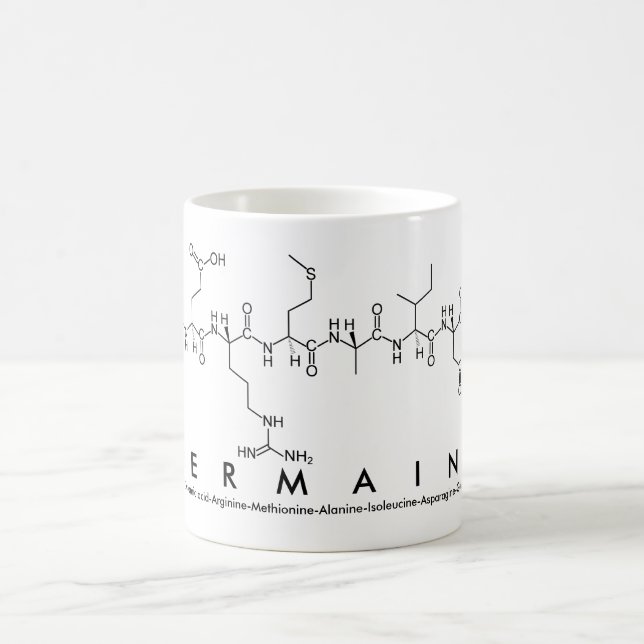 Germaine peptide name mug (Center)