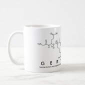 Germaine peptide name mug (Left)