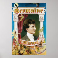 Germaine The Wizard ~ Magician Vintage Magic Act