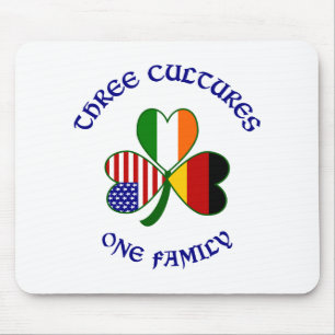 German 3 Cultures Mouse Mat