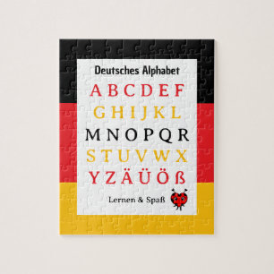 German Alphabet Lernen & Spaß Puzzle