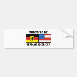 German American Bumper Sticker