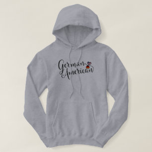 German American Entwinted Hearts Hoodie
