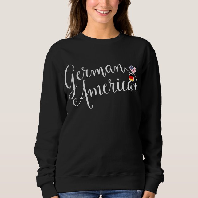 German American Entwinted Hearts Sweatshirt (Front)