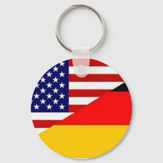 German American friendship key ring