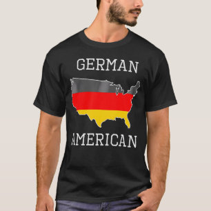 German American Half Germany Half America Flag     T-Shirt