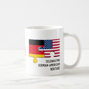 GERMAN AMERICAN Heritage   Monogram  Coffee Mug