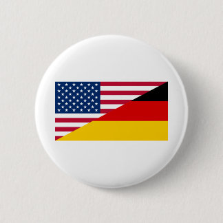 German American Pride US Germany Flag 6 Cm Round Badge