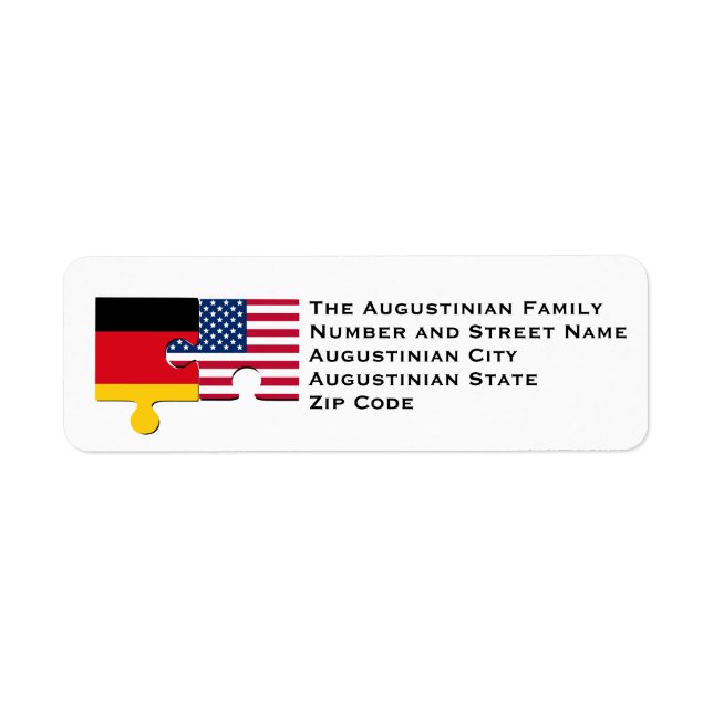 German American Return Address (Front)