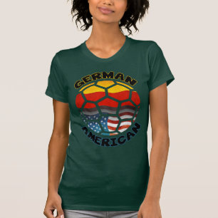 German American Soccer Fan T-Shirt