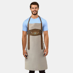 German and Oktoberfest Lederhosen Apron