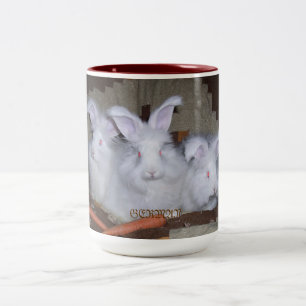 GERMAN ANGORA RABBITS COFFEE & COCOA MUG